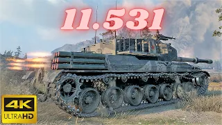 BZ-75  11.531 Damage  World of Tanks Replays ,WOT tank games