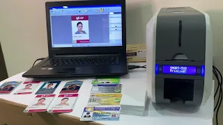Smart 51D Dual Side PVC RFID Card Printer