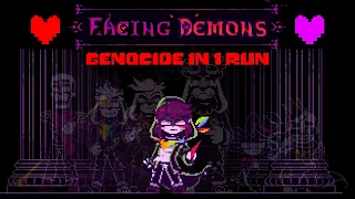 Storyshift facing demons | Completed genocide in 1 run