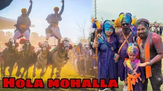 Hola Mohalla 2024 horse riding show anandpur sahib