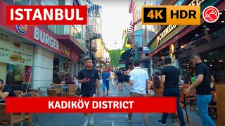 HDR 4K Istanbul 2023 Kadıköy District Walking Tour|4k 60fps