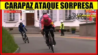 RESUMEN 1 ETAPA TOUR de ROMANDIA 2024 Richard CARAPAZ FURTIVO ATAQUE HOY EGAN Bernal