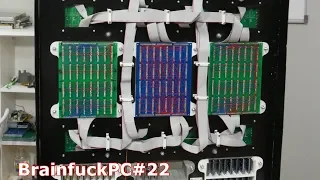 Сборка релейного компьютера - раскидываем шлейфы