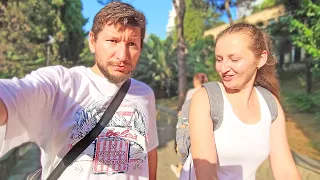 Dan imitates an American | We are in Sochi - the hottest city in Russia !!