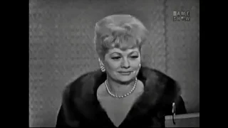 Lucille Ball on "What's My Line?" (January 1, 1961)