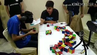 SHIVAM BANSAL MBLD WR 48/48cubes in 58:48!!