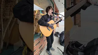 Strawberry Fields Forever - The Beatles (busking cover)