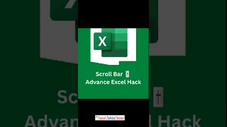 Excel scroll area | excel trick shotsl | excel scroll bar  #shorts #viral #excel