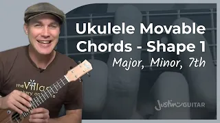 Movable Chords on The Ukulele - Play All Over The Neck!