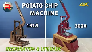 Restoration & Upgrade of a 100 year old potato chip machine [4K/UHD]