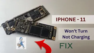 How to fix iPhone 11 no power dead! iPhone not charging fix! iPhone 11 won't turn on or charge