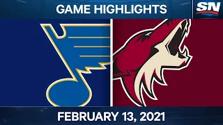 NHL Game Highlights | Blues vs. Coyotes – Feb. 13, 2021