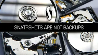 Snapshots Are Not Backups