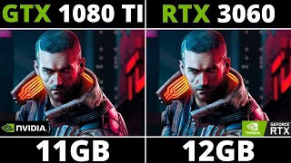 GTX 1080 TI VS RTX 3060 - BENCHMARK TEST IN 12 GAMES