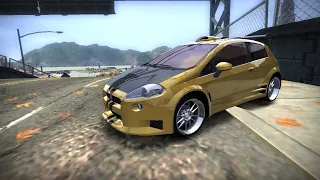 NFS Most Wanted  Flat Punto JunkMan Turning