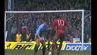 Manchester City 0 Liverpool 4 13/03/1988 FA Cup