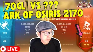 LIVE ARK OF OSIRIS ALIANSI 2 BINTANG KD 2170 70GL vs 1148 Y-E | AOO Rise Of Kingdoms ROK Indonesia