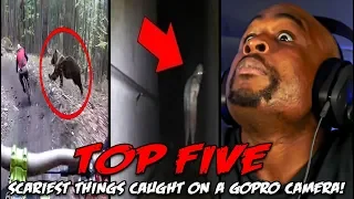 TOP 5 Scariest Things Caught On A GoPro Camera REACTION!