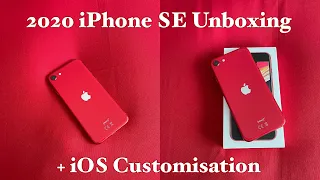 Aesthetic iPhone SE 2020 Unboxing + iOS Customisation