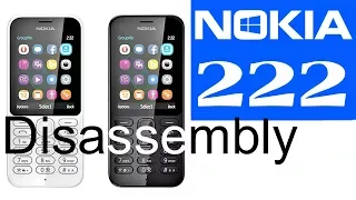 Nokia 222 Disassembly / Nokia 222 Разборка