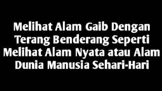 Cara Melihat Alam Gaib-Langsung Aktif