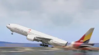 Asiana airlines flight 214 on treadmill