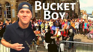 Edinburgh Fringe - Bucket Boy - Matthew Pretty - Street Drummer