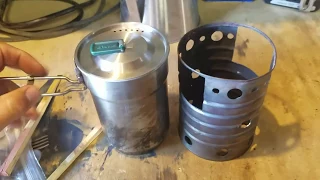 Stanley Adventure Camp cook set review plus my personal homemade version of the hobo stove