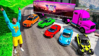 COLECIONANDO CARROS DO GTA 6 NO GTA 5