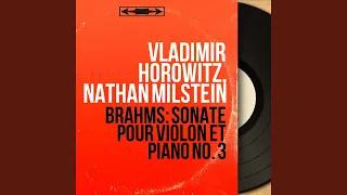 Sonate pour violon et piano No. 3 in D Minor, Op. 108: II. Adagio