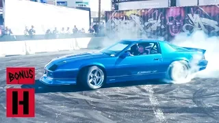 DSE-Z IROC Camaro Mullet Missile Rips the Yard at SEMA!