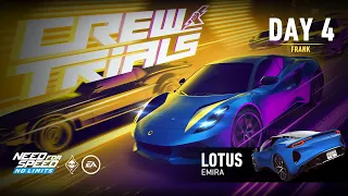 Need For Speed: No Limits | 2022 Lotus Emira (Crew Trials - Day 4 | Frank) - Powerhaus