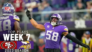 Minnesota Vikings Top Plays vs. San Francisco 49ers | 2023 Regular Season Week 7