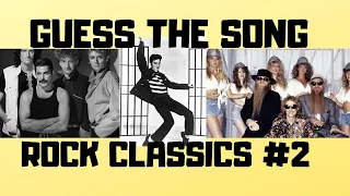 GUESS THE SONG! Rock Classics #2