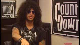 Slash (Guns-n-Roses)- Interview on Countdown 1992