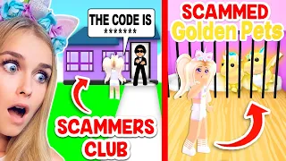 This *SECRET* CODE Got Us In To An EXCLUSIVE SCAMMERS CLUB In Adopt Me! (Roblox)