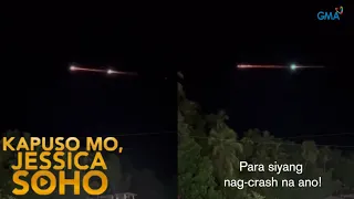 KAPUSO MO, JESSICA SOHO: NAMATAANG LIWANAG SA KALANGITAN SA ILANG PARTE NG VISAYAS AT MINDANAO!