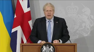 U.K. to Supply Ukraine Until Long-Term Goal Met: Johnson