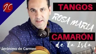 COMO TOCAR ROSA MARIA, CAMARON DE LA ISLA. Jerónimo de carmen-Guitarra Flamenca