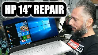 HP 14" Failed and won't power on. Faulty Motherboard Repair. 14-dq2013dx