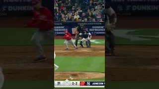 Jared Walsh breaks up the Yankees perfect game!
