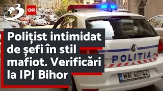 Polițist intimidat de șefi în stil mafiot. Verificări la IPJ Bihor