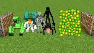 herobrine items + bedrock items = ???all mutants + experience = ???