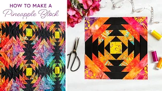 How to use the Creative Grids Pineapple Trim Tool - CGRJAW3 | a Shabby Fabrics Tutorial