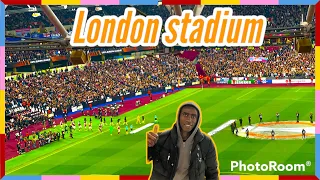 What Westham stadium atmosphere looks like on a europa league semi final against Frankfurt | #london