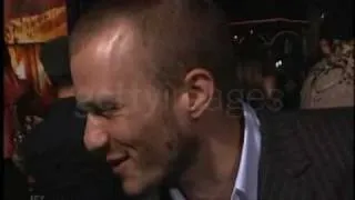 Snippets of Heath Ledger interviews at the premiere of The Four Feathers
