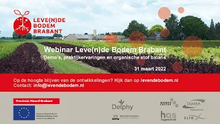 Webinar Levende Bodem Brabant 31 mrt 2022