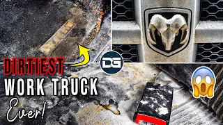 Deep Cleaning The DIRTIEST Work Truck Ever! | The Detail Geek