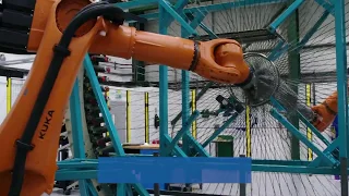 Herzog radial braiding cell: automated production of lightweight braided fibre components