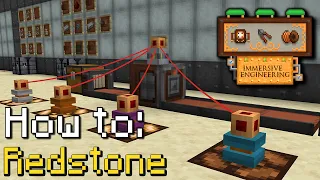 How to: Immersive Engineering | Redstoning! (Minecraft 1.16.5)